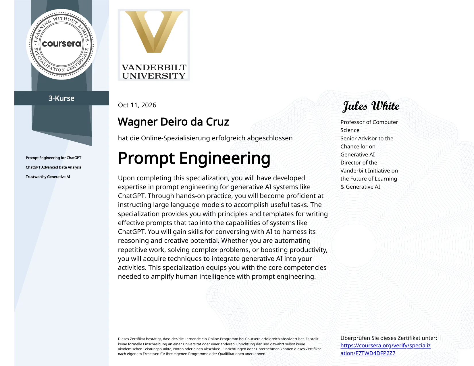 Zertifikat 03 · Prompt Engineering